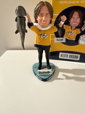 NEW Keith Urban Music City Bobblehead Nashville Predators NHL Hockey
